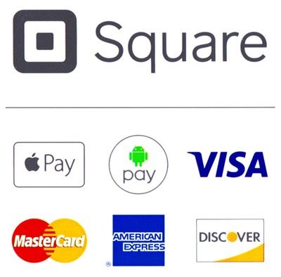Square Credit Card logos